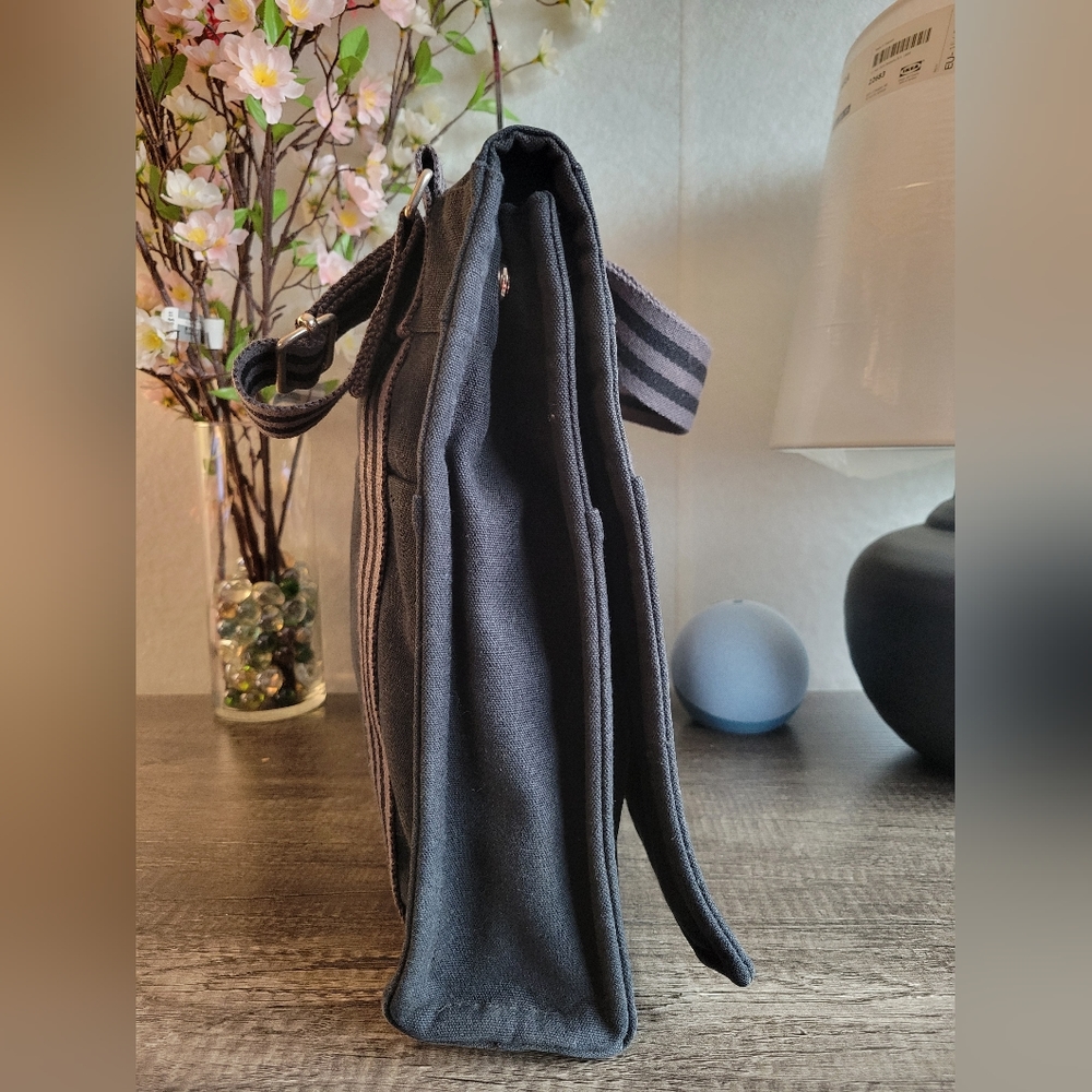 Hermes canvas messenger bag - Picture 6 of 12